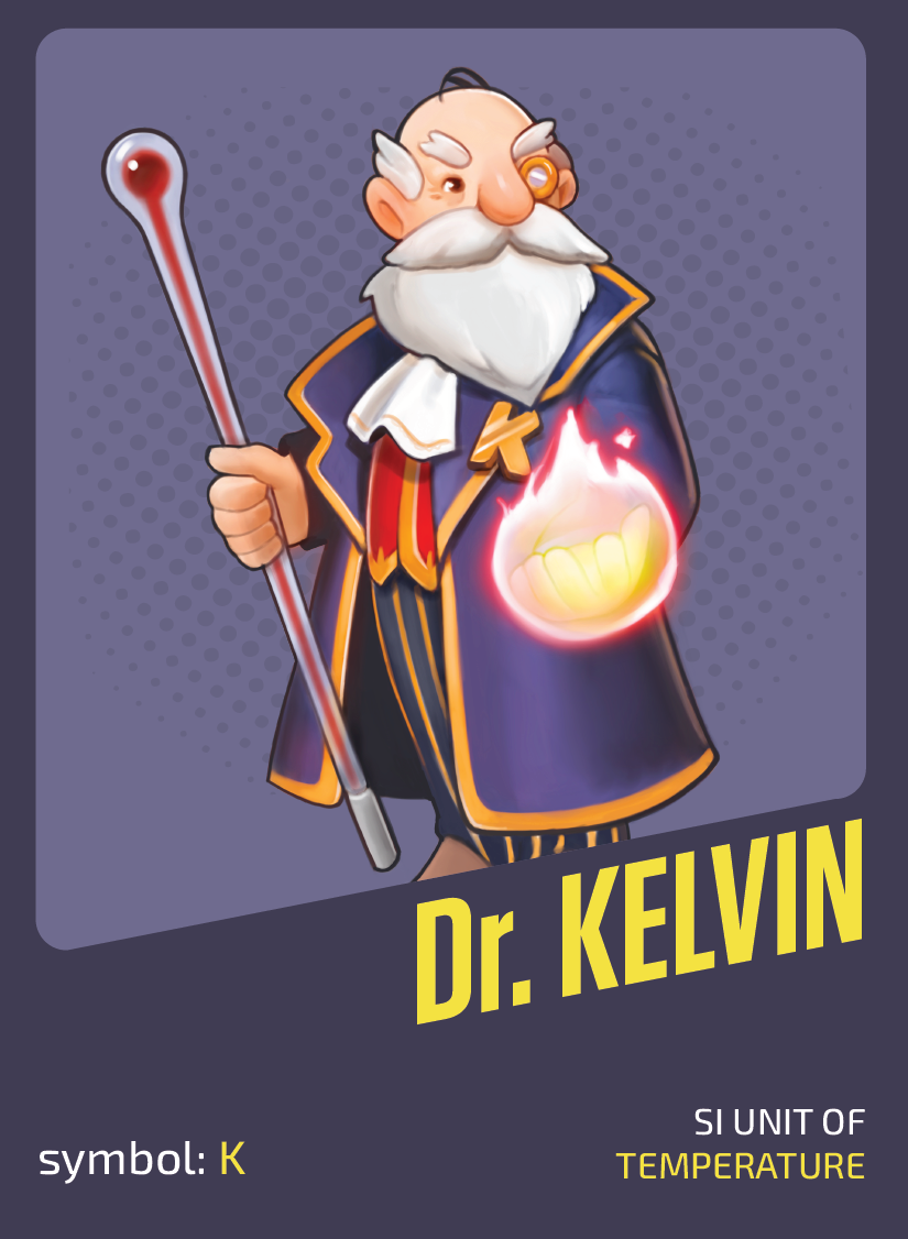 Dr Kelvin Front of Card